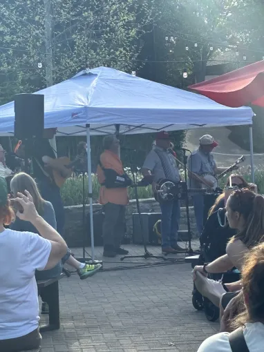 Music event at Tunes & Blooms in Cincinnati 