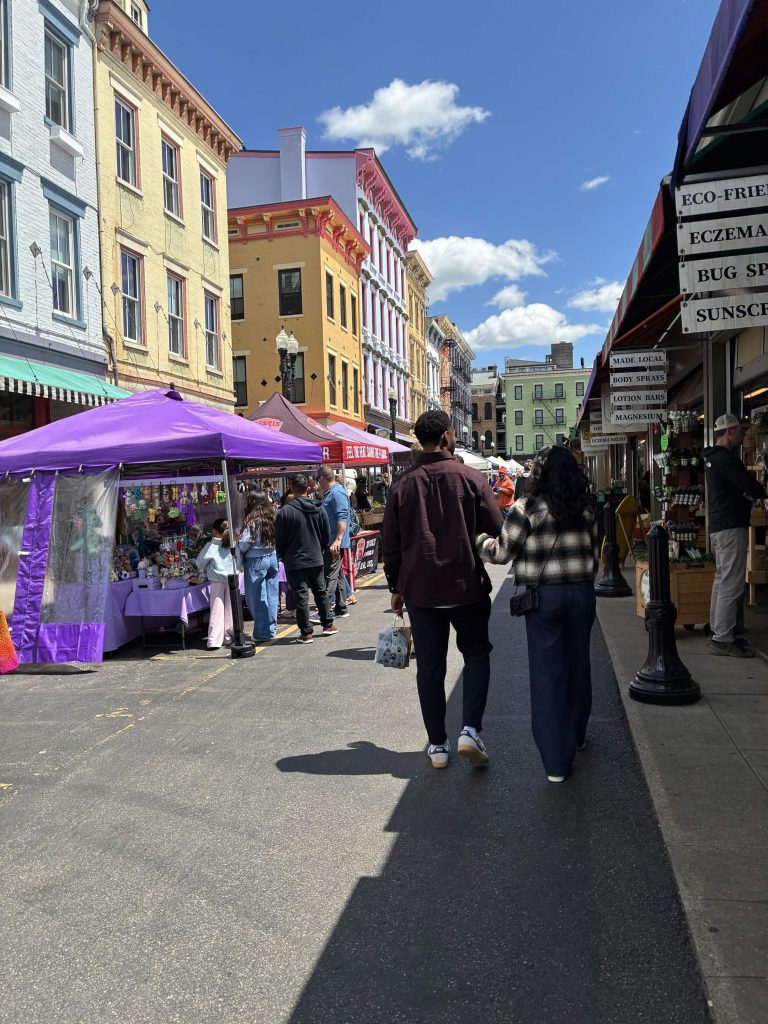 One of the side streets in Findlay Market